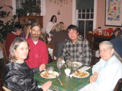 Frank's first Christmas in Bar Harbor