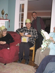 Frank likes his Yankee swap