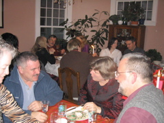 Enjoying our Iraqi food